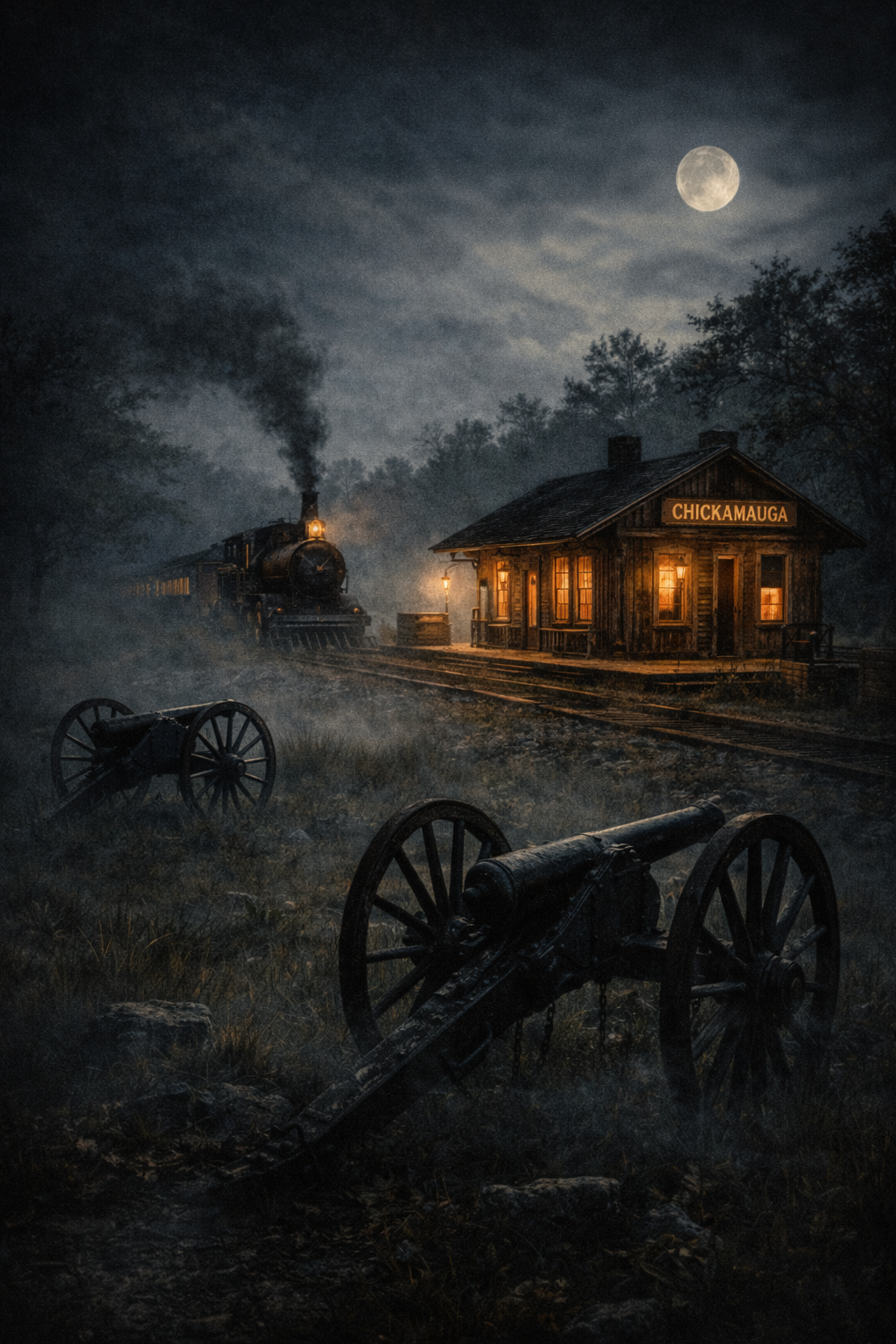 Chickamauga ghost tour at night