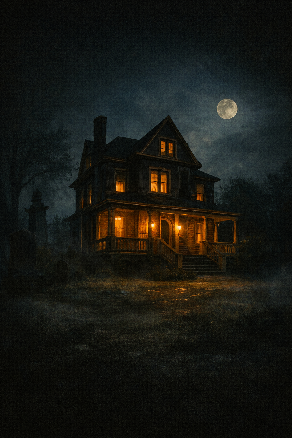 Marietta ghost tour at night